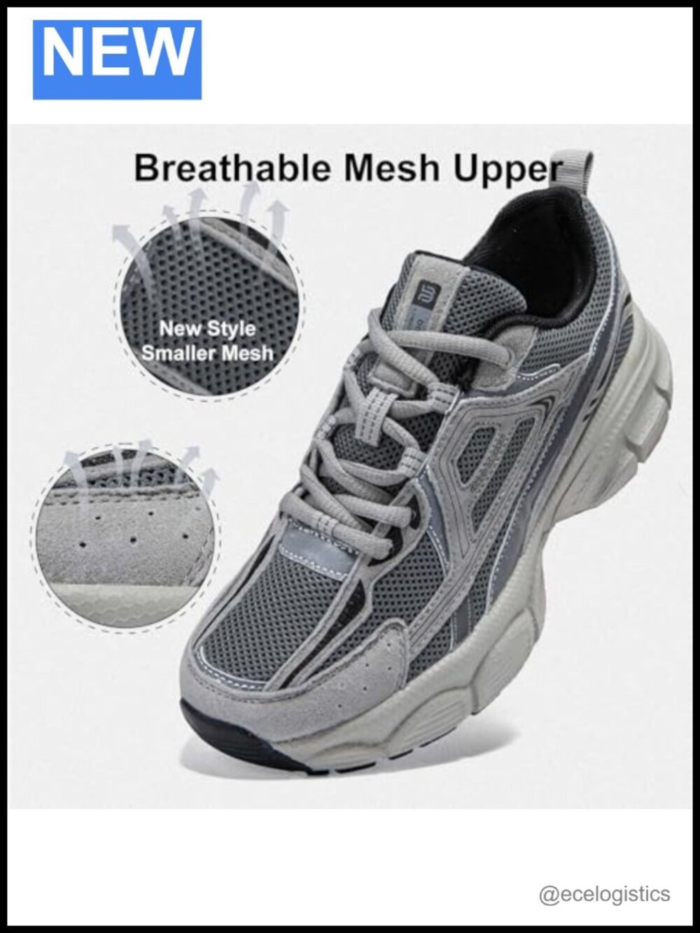 Chunky Fashion Sneakers Mesh Breathable Athletic Platform Casual Walking Sports